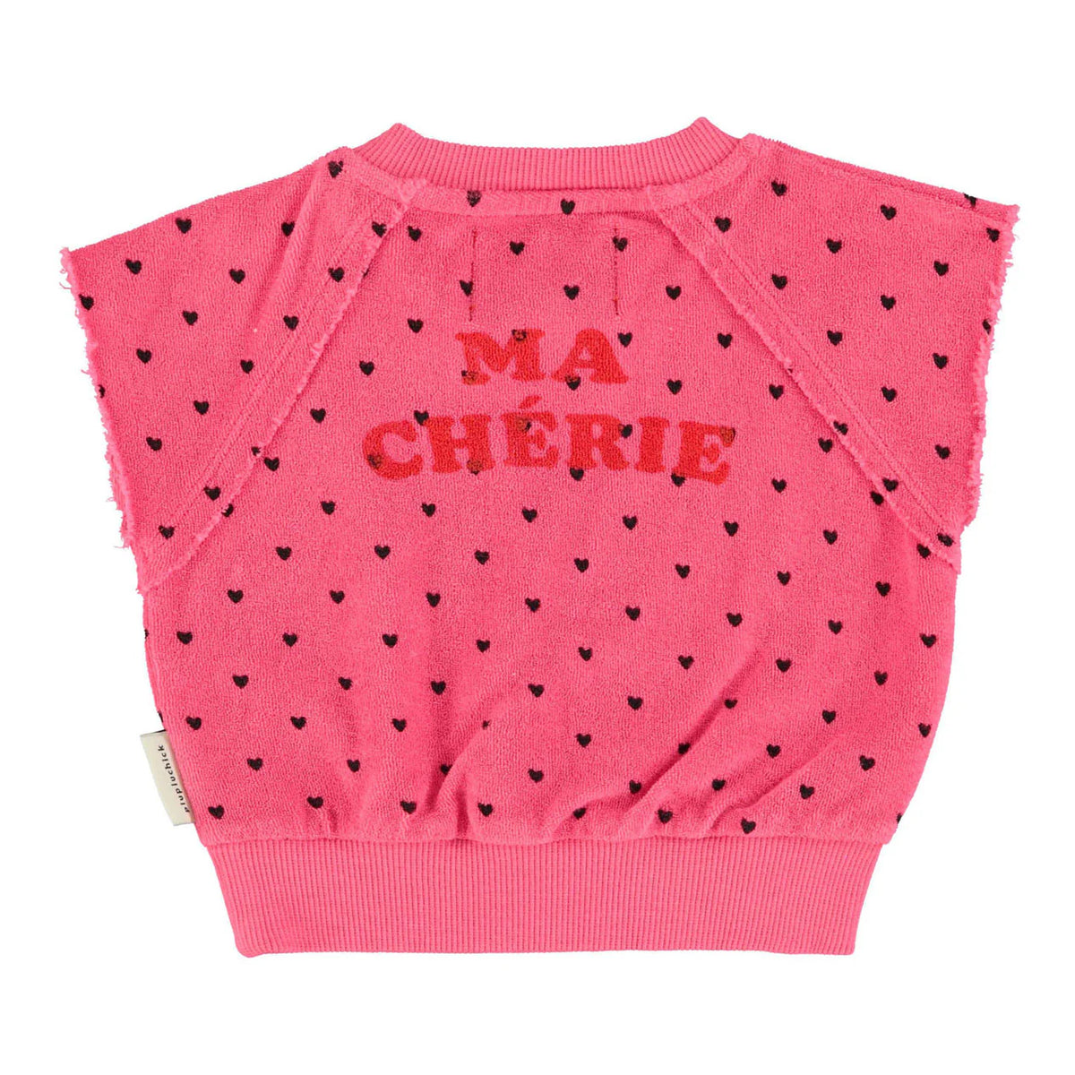 Piupiuchick Pink Cherry Sleeveless Sweatshirt – Little Loungers