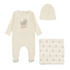 Bee & Dee Snow White Girls Carriage Print Layette Set