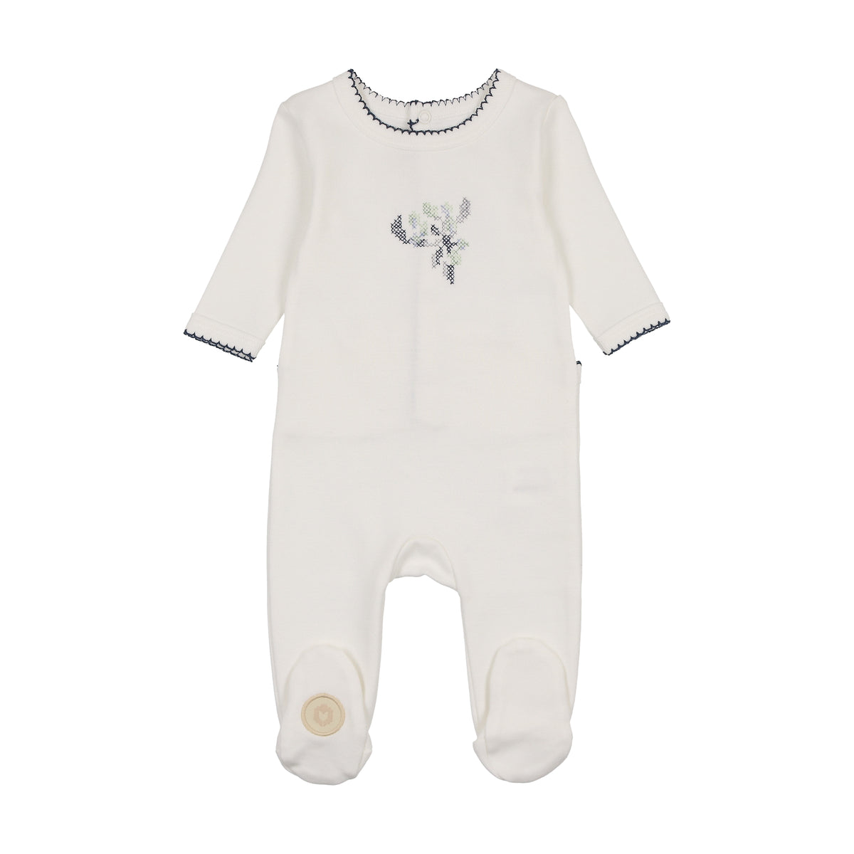 Velour Wrap Footie- Berry main image 1