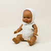 Yaarn White Knit Doll Clothing