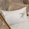 Petit Belle Taupe Birds Summer Skies Crib Linen