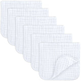 Comfycubs White Muslin Burp Cloths