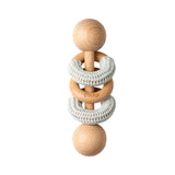 Picky Slate Wooden Rattle with Rings