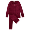 Noggi Burgundy Sweet Seam Pajama