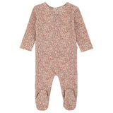 Noggi Girl Floral Print Footie