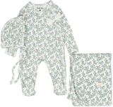 Ladida Slate Cherry Blossom Layette Set