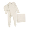 Ladida Blush Bud Wrap Tie Layette Set