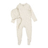 Ladida Blue Bud Wrap Tie Footie/Bonnet
