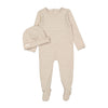 Ladida Sand Star Print Footie and Hat
