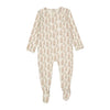 Ladida Pink Wisteria Print Footie