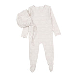 Ladida Rose Damask Footie/Bonnet