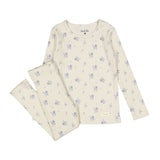 Ladida Blue Watercolor Pajama Set