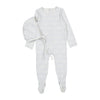 Ladida Sky Damask Footie/Bonnet