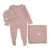 Ladida Pink Heart Print Layette Set