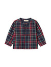 MarMar Pilot Navy Check Totoro Boys Shirt