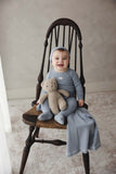 Lilette Off Navy Striped Bebe Footie