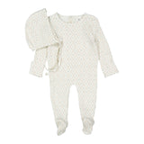 Ladida Mauve Fairytale Romper and Bonnet