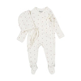 Ladida Pink Tiny Roses Wrap Footie/Bonnet