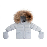 Ellabee Blue Baby Fur Jacket
