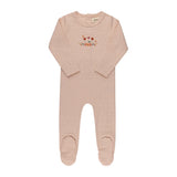 Ely's and Co Floral Stripe Footie