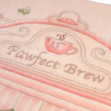 Lil Teddy Pawfect Brew Sugary Pink Blanket