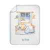 Lil Teddy Twinkle Blue Blanket