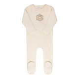 Ely & Co Ivory Liberty Floral Footie