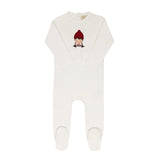 Ely & Co Ivory/Pink Autumn Kids Footie
