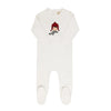 Ely & Co Ivory/Blue Autumn Kids Footie