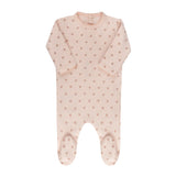 Ely & Co Pink Rosebud Diamond Footie