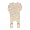 Ely & Co Ivory Pink Vine Footie