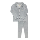 Ely & Co Ivory Blue Stripe Pajamas