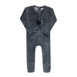 Ely & Co Blue Stripe Footie