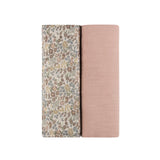 Ely & Co Ivory Liberty Floral 2 Pack Muslin