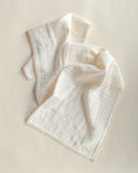 Ferne Ecru Crochet Burp Cloths
