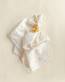 Ferne Ecru Crochet Burp Cloths