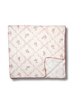 LIttle Threads Mauve Lattice Muslin Swaddle