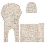 Aurora Ivory/Blue Floral Rib Take Me Home Set