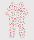 Petit Bateau Pink Multi Floral Footie