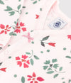 Petit Bateau Pink Multi Floral Footie