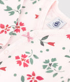 Petit Bateau Pink Multi Floral Footie