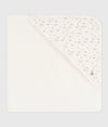 Petit Bateau White Floral Towel
