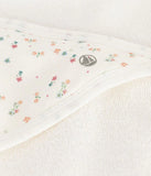 Petit Bateau White Floral Towel