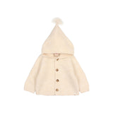 Buho Ecru Hood Cardigan