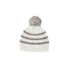 Li & Me Cream/Toasted Stripe Knit Hat