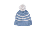 Li & Me Ocean/Toasted Stripe Knit Hat