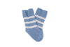 Li & Me Ocean/Toasted Stripe Knit Booties
