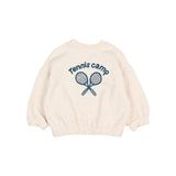 Buho Ecru Melange Baby Tennis Sweatshirt