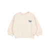 Buho Ecru Melange Baby Tennis Sweatshirt - 18m