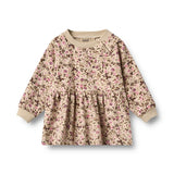Wheat Soft Sand Flower Dorthea Baby Dress